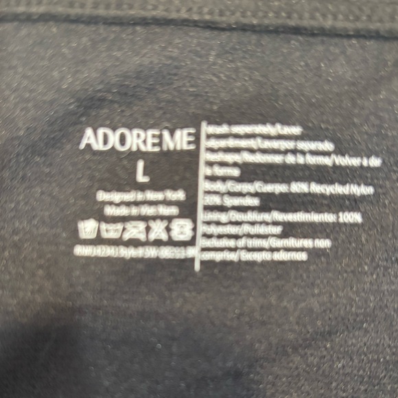 Elle Black Two Piece Contour Bikini, L, Adore Me - Picture 12 of 12